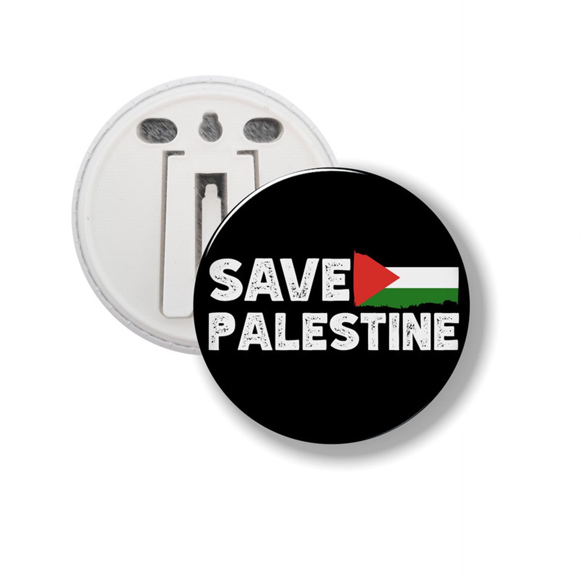 Button Met Clip - Save Palestine