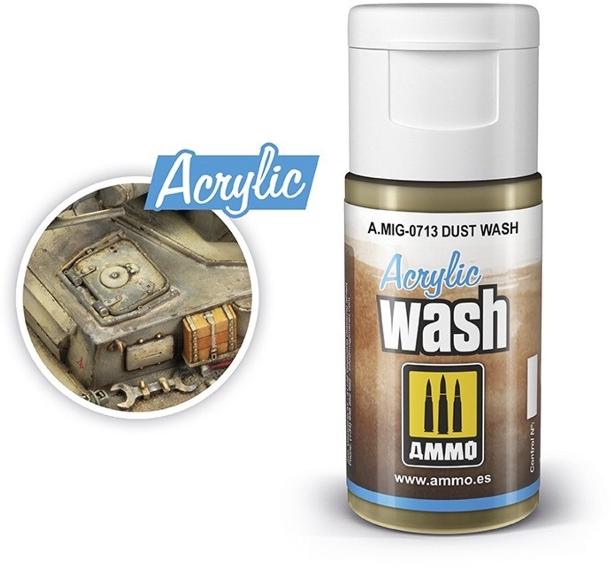 AMMO by Mig Jimenez Modelbouwdecoratie - MIG 0713 Acrylic Wash Dust - 15ml Effecten potje