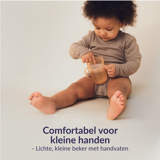 Difrax LOVI Genius Oefenbeker - 130 ml/ 150ml - Groen - 2 Stuk