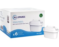AllSpares Waterfilter (6x) voor Waterkannen 100486 - 101929 - 10222144 geschikt voor Brita Maxtra, Maxtra+ en Bosch Tassimo