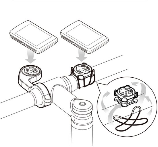 Cycplus - M3 - Fietscomputer - GPS - Snelheidsmeter - Draadloos - ANT+ - Bluetooth BLE 5.0 — afbeelding 5