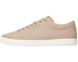Tommy Hilfiger - Heren Sneakers Hi Vulc Low Canvas - Beige - Maat 44