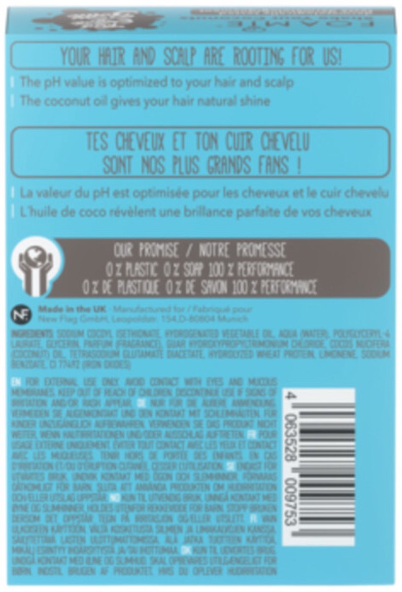 Foamie Shampoo Bar Shake Your Coconuts (Normaal Haar) - 3 x - Voordeelverpakking