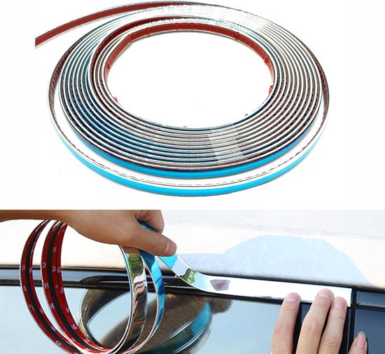 10 Meter sierstrips Auto Motorfiets Boot Model exterieur maken kleur selectie - Finest Folia Decoratieve Strips Side Zelfklevende Waterdichte (12mm breedte, Roze