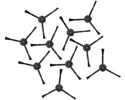 Roborock 'E', 'Q' en 'S' Serie Zijborstelset (10 Stuks, Plus.Parts® alternatief voor 8.02.0232 / 8.02.0298)