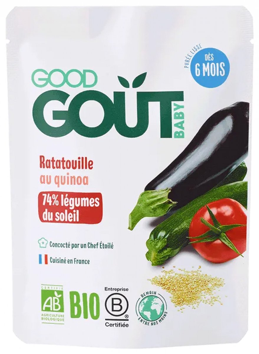 Goedkoopste Good Goût Biologische Quinoa Ratatouille van 6 Maanden 190 g
