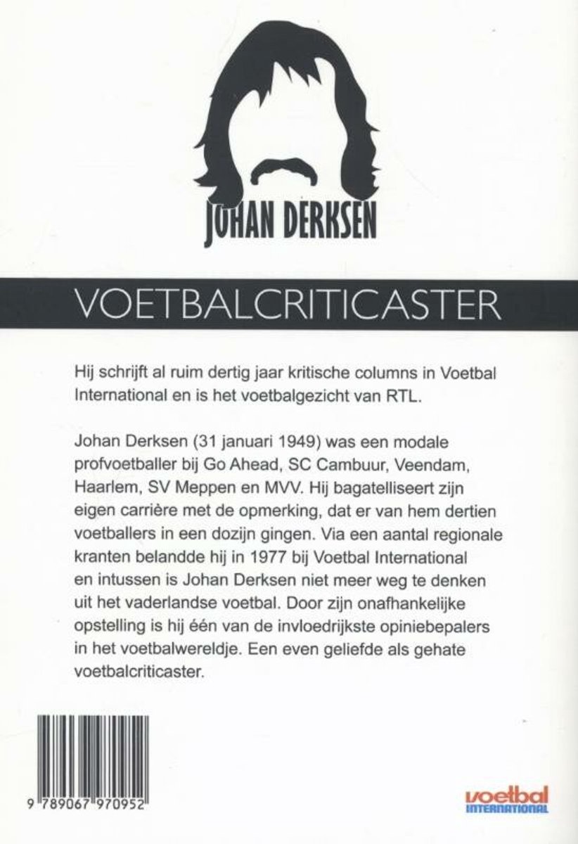 Voetbalcriticaster - back cover