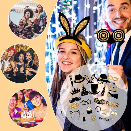 21e verjaardag fotocabine rekwisieten, zwart goud opblaasbaar selfie frame fotolijst, gigantische opblaasbare party foto cabine frame voor 21e