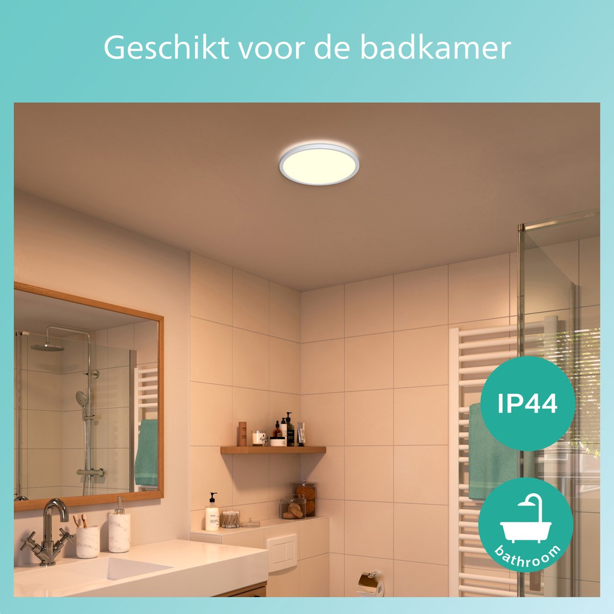 Philips Coiner plafondlamp - SceneSwitch lichttechnologie - 24W - Warmwit licht - Zwart design