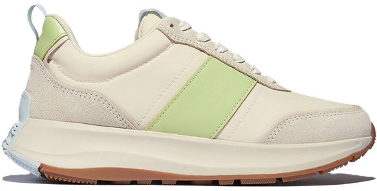FitFlop F- Baskets Mode Flow - Mélange nylon et Mix BEIGE - Pointure 37