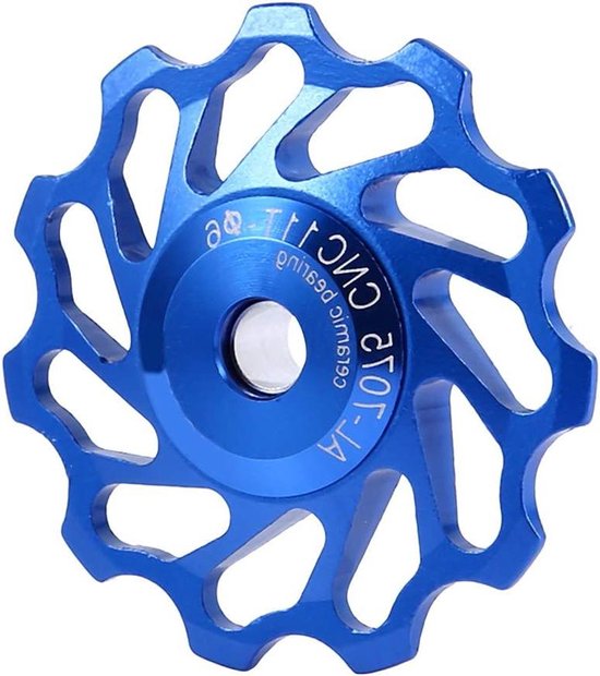 Alomejor Derailleurrol – 2 Stuks, Keramische Lagers, 11T/13T – CNC-aluminiumlegering, Geanodiseerd – Voor 7/8/9/10 Versnellingen – Mountainbike En Racefiets