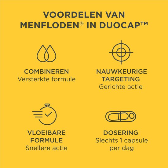 MenFloden – innovatie voor gezonde prostaat. Krachtige vloeibare formule met driedubbele werking. Cucurbita pepo, Serenoa repens, Flowens®. 1 caps./dag. Getest in een laboratorium. - 20 Capsules