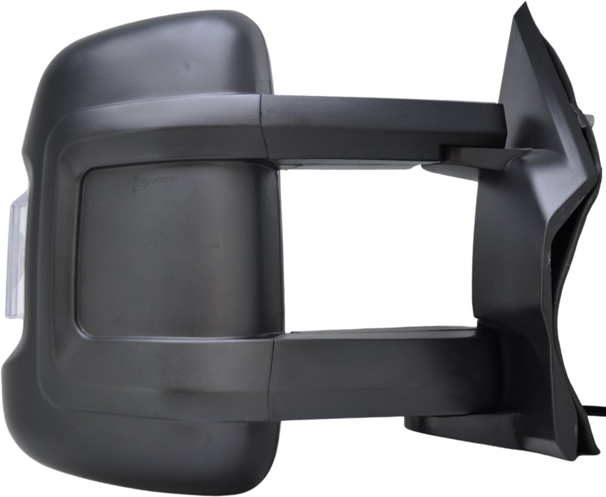 BILMAX Rechter Buitenspiegel Vervanging voor Fiat Ducato, Peugeot Boxer, Citroën Jumper 2006–2024 – Lange Arm, Elektrisch Verstelbaar, Verwarmd, Handmatig Inklapbaar