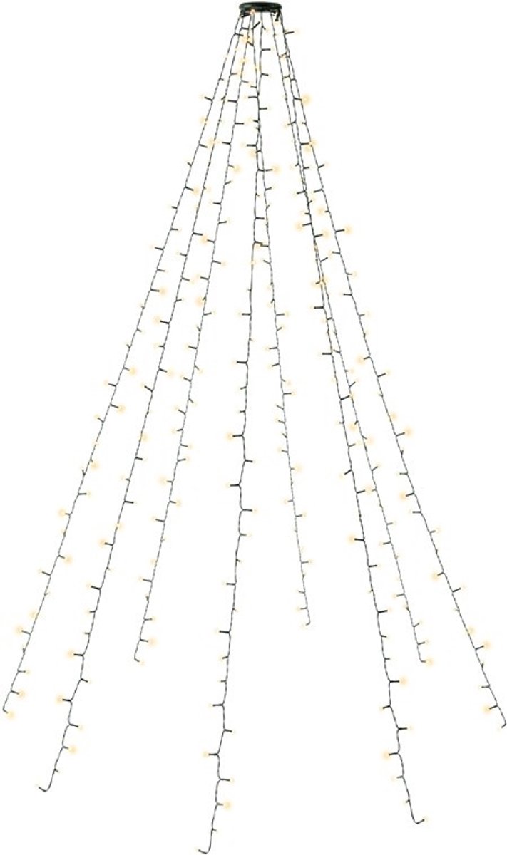 Goobay 60386, Sprookjesverlichting, Zwart, Groen, Koper, Kunststof, IP44, II, 6 uur