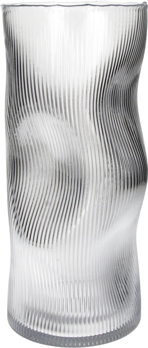 HD Collection Vaas Stripe Glas 14x14x30cm