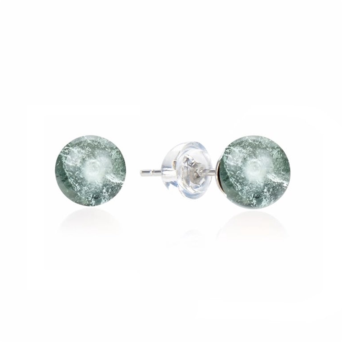 Oorbellen Fluoriet 4 mm