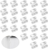 30 pièces - Connecteur de chaîne de rideau - Connecteur de chaîne en plastique - Chaîne de rideau, chaîne de store enrouleur - Pour la réparation des pièces de rechange de store enrouleur pour les pièces de rechange de store enrouleur