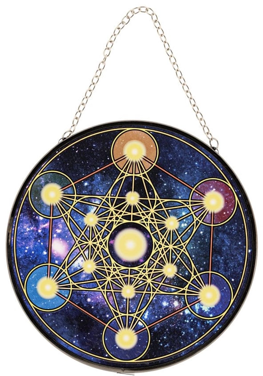 Raamhanger Metatron Universum Glas