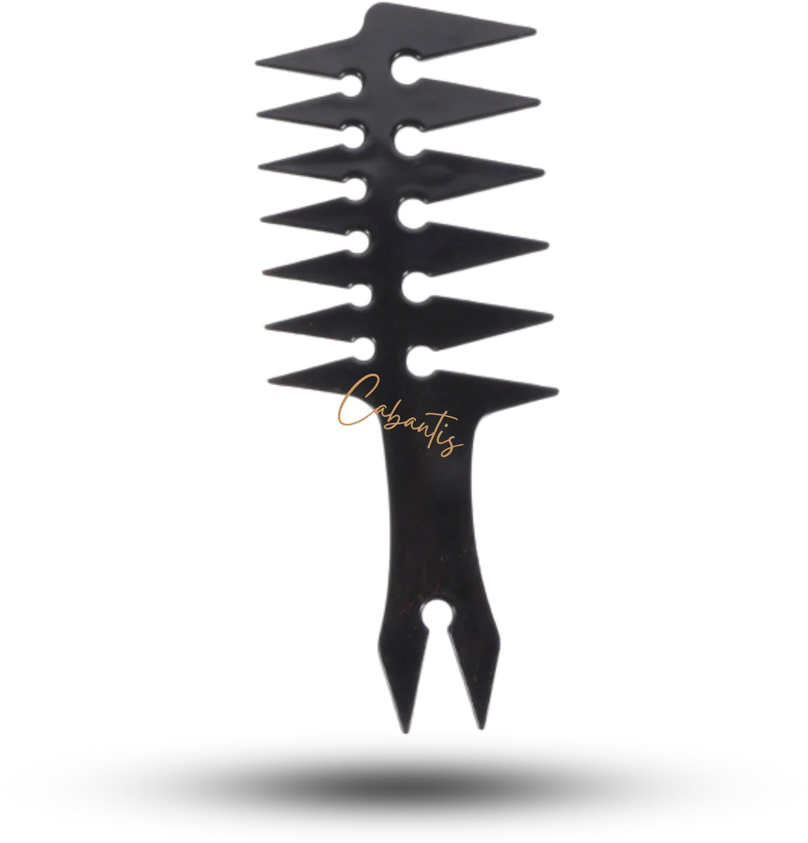 Cabantis®Textuurkam - Ontwar- & Stylingkam | Antistatisch & Professioneel - 20 cm - Zwart