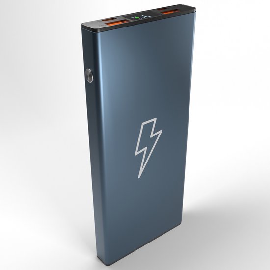 Energizer 10K Powerbank - 22.5W - 2x USB-C PD USB-A Powerbank - Zwart Energizer 10K Powerbank - 22.5W - 2x USB-C PD USB-A Powerbank - Zwart