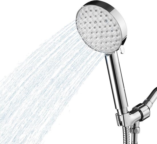 Hogedruk-douchekoppen met filter, waterbesparend, 4 modi Hogedruk-douchekoppen met filter, waterbesparend, 4 modi
