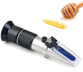 Honingrefractometer voor vocht, Brix en Baume, 3-in-1 toepassingen, 58-90% Brix-schaalbereik, ideaal voor honing, ahornsiroop en melasse, bijenhouderijbenodigdheden