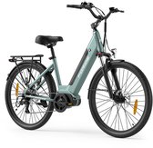 Foride Urbano 1 Middenmotor Verborgen accu EU-stekker 36V250W 13Ah E-bike-Soepel vermogen, dagelijkse prestaties-Accu met groot bereik en snel, gemakkelijk opladen-Betrouwbare controle met hydraulische remmen-Vergrendelbare vering en soepel schakelen