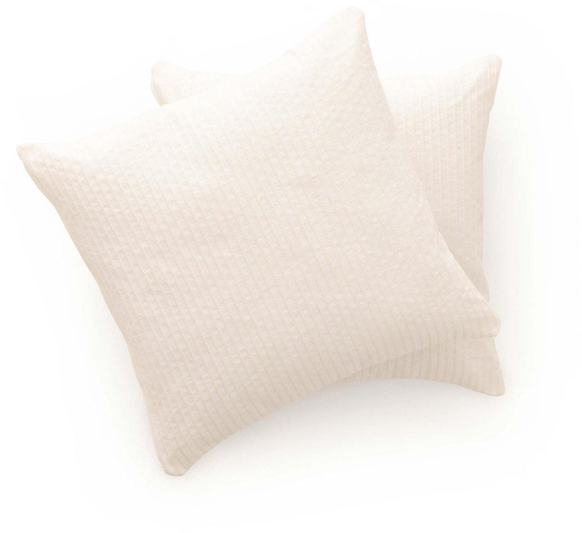Ibenzoa® Set van 2 Decoratieve Kussenhoezen met Verborgen Ritssluiting voor Binnen en Buiten