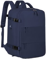 Somstyle Reis Rugzak - 45 x 31 x 20 CM - Handbagage Tas met Schoenenvak - Schooltas - Met USB-Oplaadpoort - Geschikt voor 14 Inch Laptop - Donkerblauw