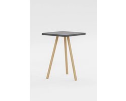 Nesttafel - Enkele vierkante bijzettafel - Antreciet