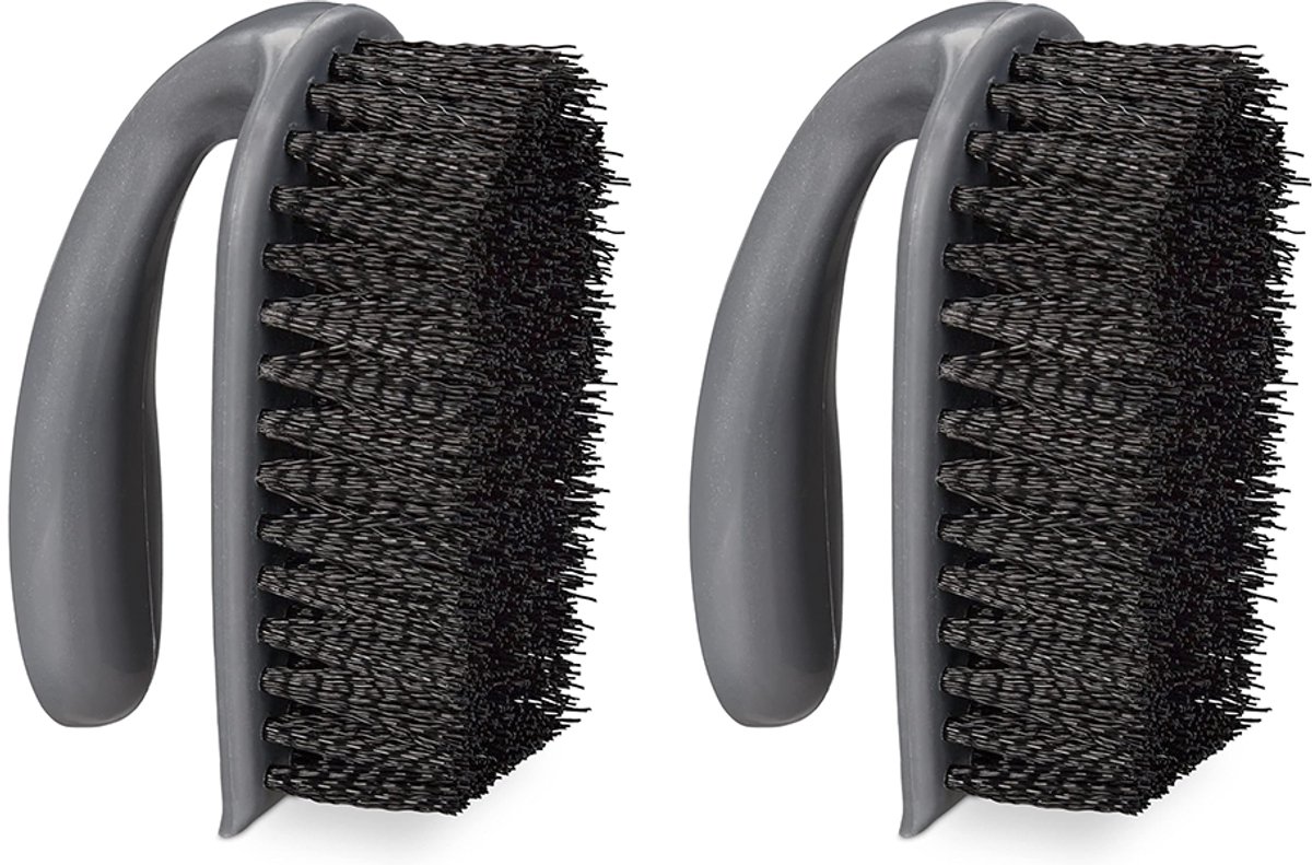 Doodadeals® Handborstel – Schrobber – Harde Haren - Schoonmaakborstel – Met Handvat – Set van 2