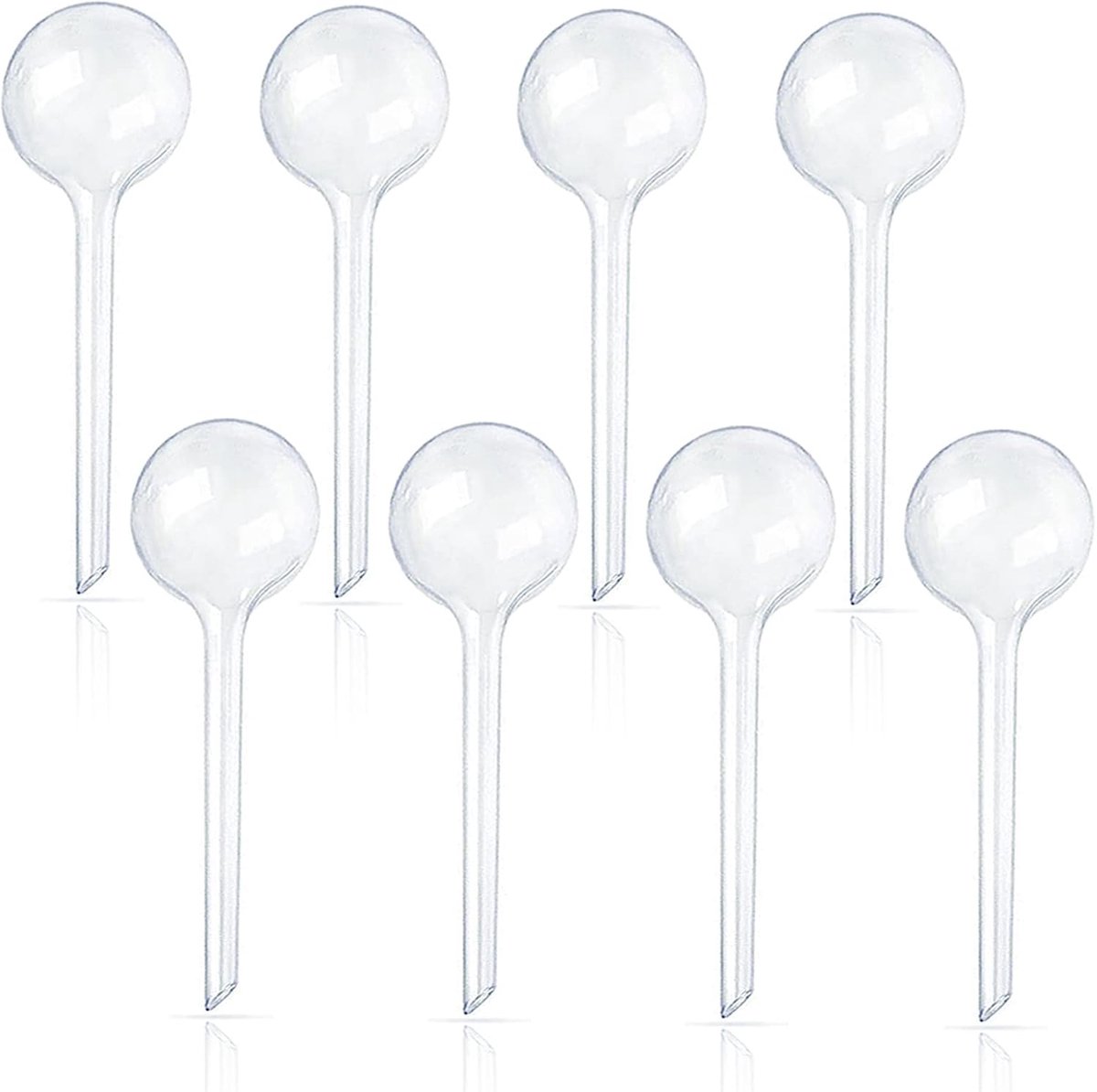 Planten waterbollen - Zelfbewatering - Planten verzorgen - Doorzichtig PVC materiaal - 8 stuks - Transparant