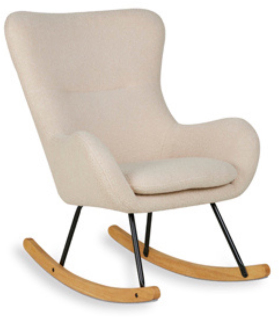 Schommelstoel Quax Basic Bouclé Sheep Beige