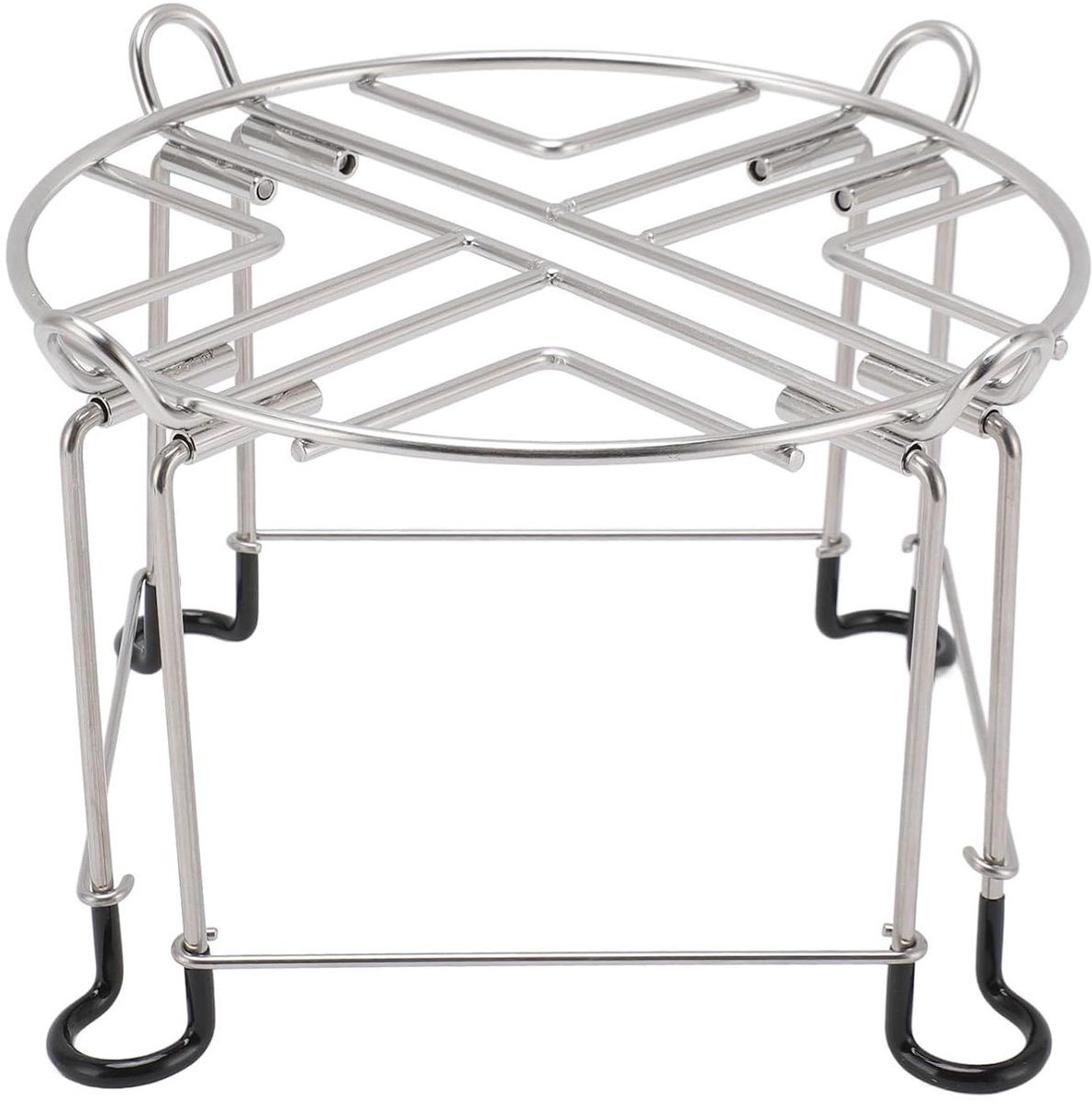 Allecto Plus - Waterfilterstandaard RVS standaard voor waterfiltersystemen 304 staal 9 inch diameter 6 inch hoog met afneembare poten voor buiten gebruik