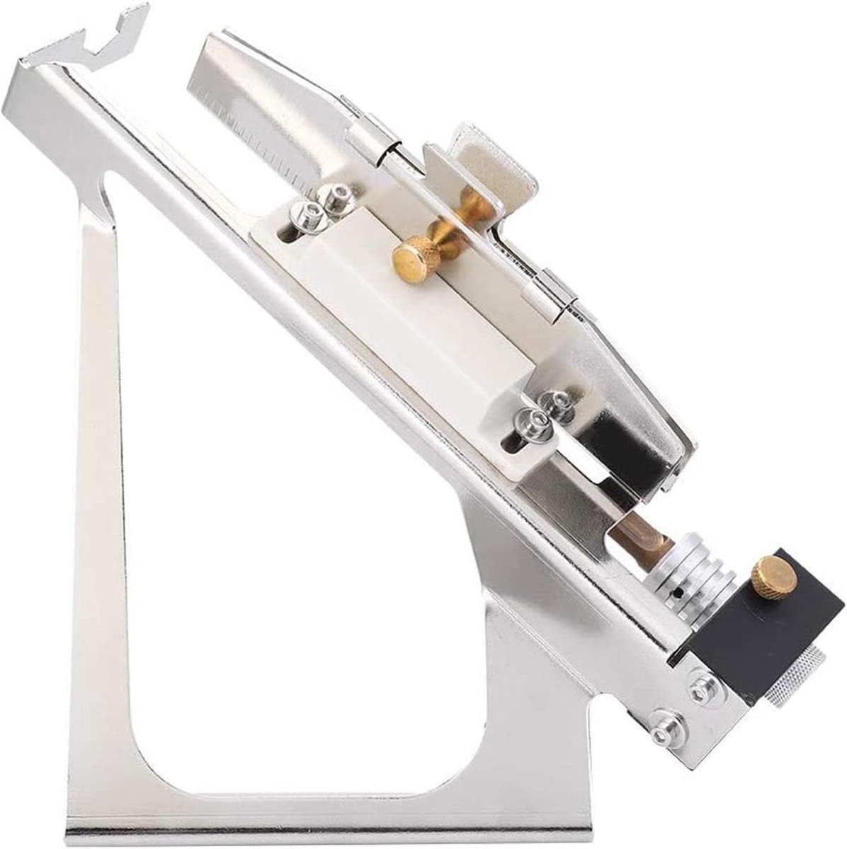 Zeynomax - Boogschiet Fletching Jig accessoire voor DIY pijlen - Duurzaam aluminium - Veer Stick Tool - Pijl Fletching - Veer Vanes - 23 × 19.5 × 12cm - Boogschietbenodigdheden