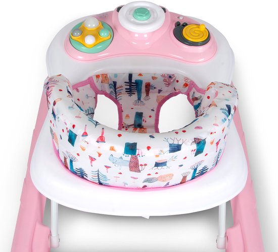 Little World Loopstoel Pluto Roze van Little World — afbeelding 4