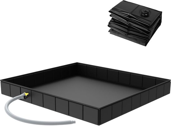 Opvouwbare douchebasis – draagbaar – veelzijdig – 104×104 cm