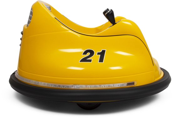 GOPLUS 6V elektrische autoscooter met 2,4 GHz afstandsbediening, kindervoertuig 360 graden, met LED-lichtgordel, start met één knop, veiligheidsgordel, muziek, claxon, voor kinderen van 2-5 jaar, tot