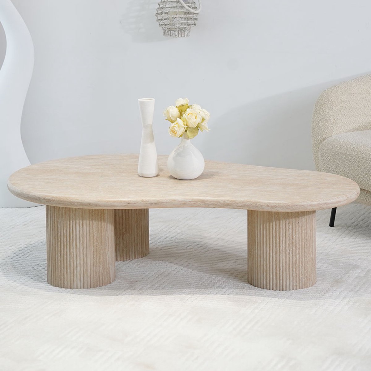 Milton & Oldbrook Salontafel 130 cm Tornio Zand Beige