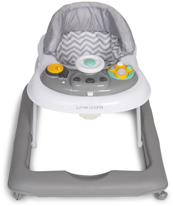 Little World Loopstoel - Babywalker Pluto - Grijs van Little World — afbeelding 4
