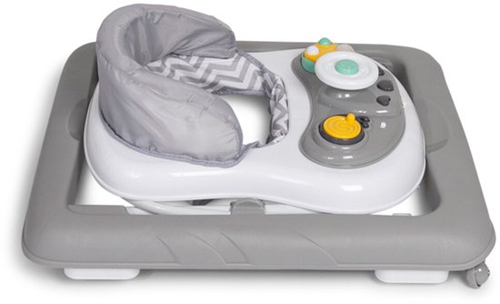 Little World Loopstoel - Babywalker Pluto - Grijs van Little World — afbeelding 2