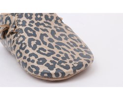 Bobux Soft Soles slofjes voor baby's - goud luipaard