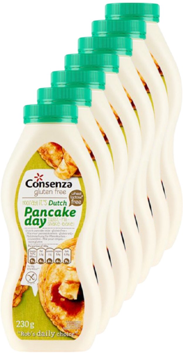 Consenza | Pannenkoekshaker | 7 stuks | 7 x 230 gram