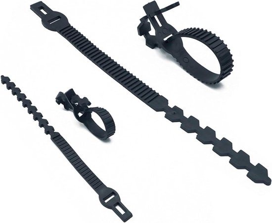 Foto: Zeynomax boombanden voor plantenondersteuning 40 cm zwart set van 4 verstelbaar zware interlock tuinbanden voor struiken rozen bomen ultieme kwaliteit met zachte bandjes y293 4