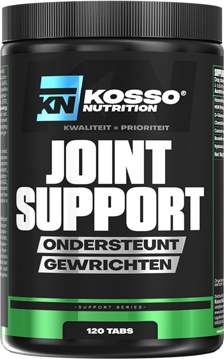 Kosso Nutrition – Joint Support – Sterke Gewrichten & Soepel Kraakbeen – Mobiliteit – Hooggedoseerd – 120 Tabletten