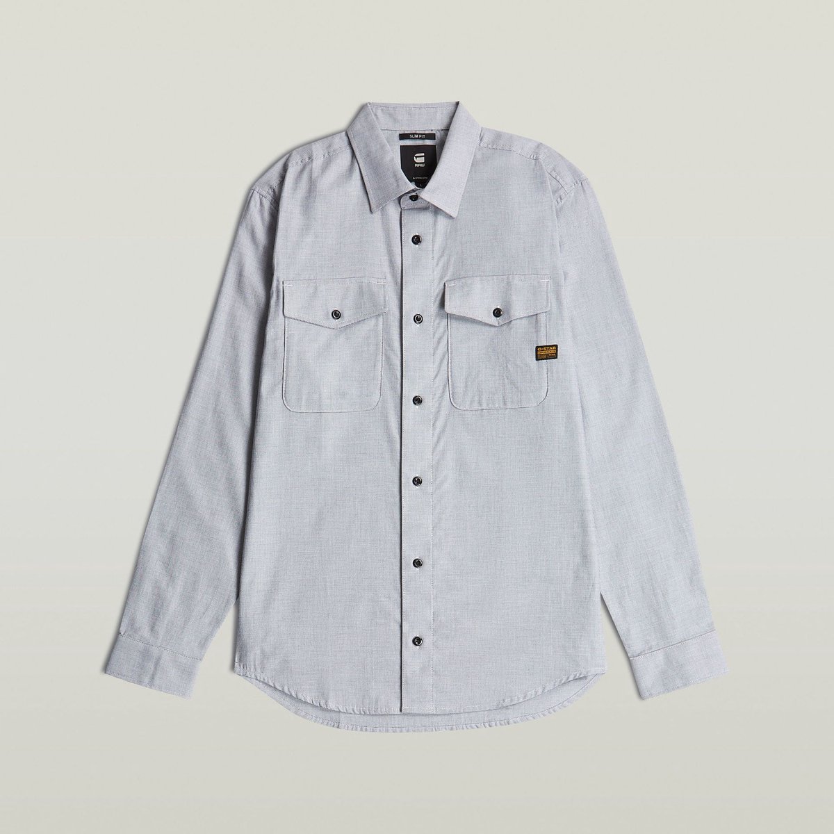 G-Star Marine Slim Shirt ls Heren Shirts Wit