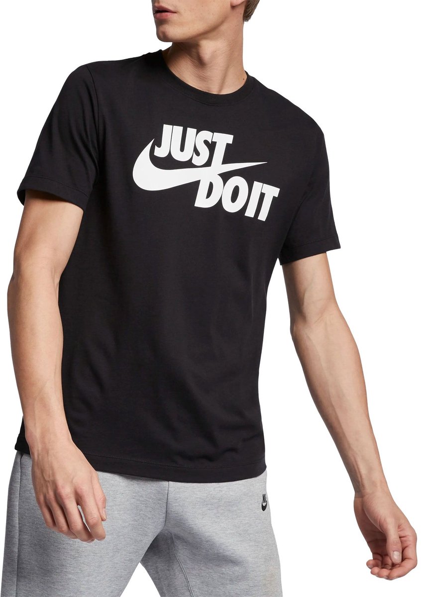 Nike Sportswear Just Do It Swoosh Heren T-Shirt 2XL Zwart