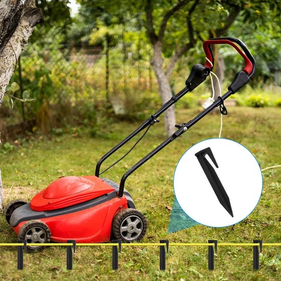 Aardpennen voor robotmaaier - 150 stuks voor begrenzingskabel - grondhaken en haken - grondpennen en grondankers - accessoires voor robotmaaier begrenzingsdraad - compatibel met verschillende merken. van Merkloos	 — afbeelding 2