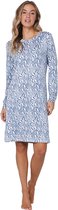Pastunette - Blue Mirage - Nachthemd - Maat 46 - Blauw - Fleece