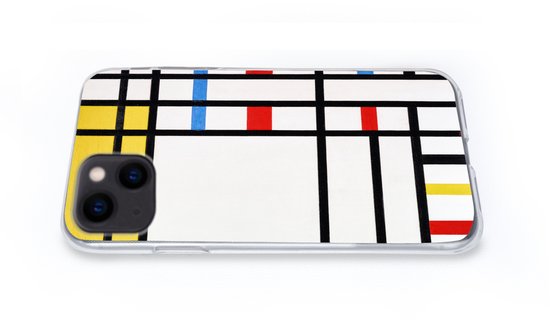 Coque iPhone 13 mini - Place De La Concorde - Piet Mondrian - Siliconen